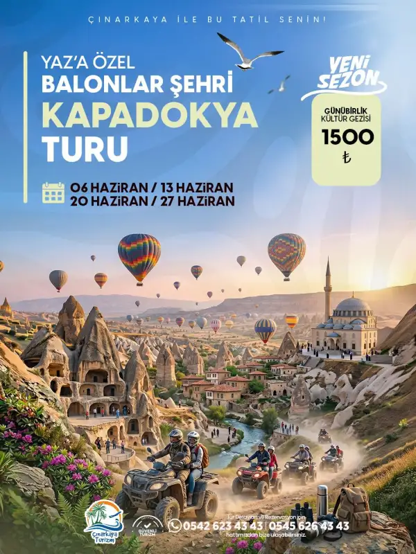 BALON SEYİRLİ KAPADOKYA TURU